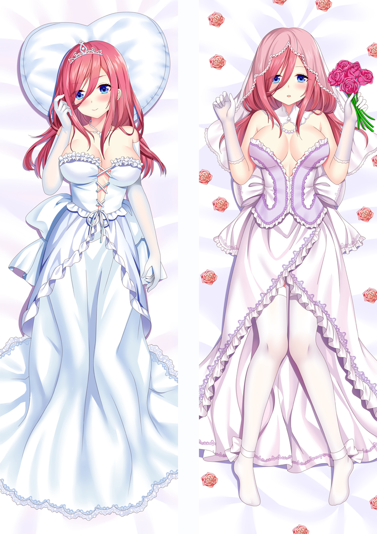 The Quintessential Quintuplets Nakano Miku Anime Dakimakura Pillow Cover
