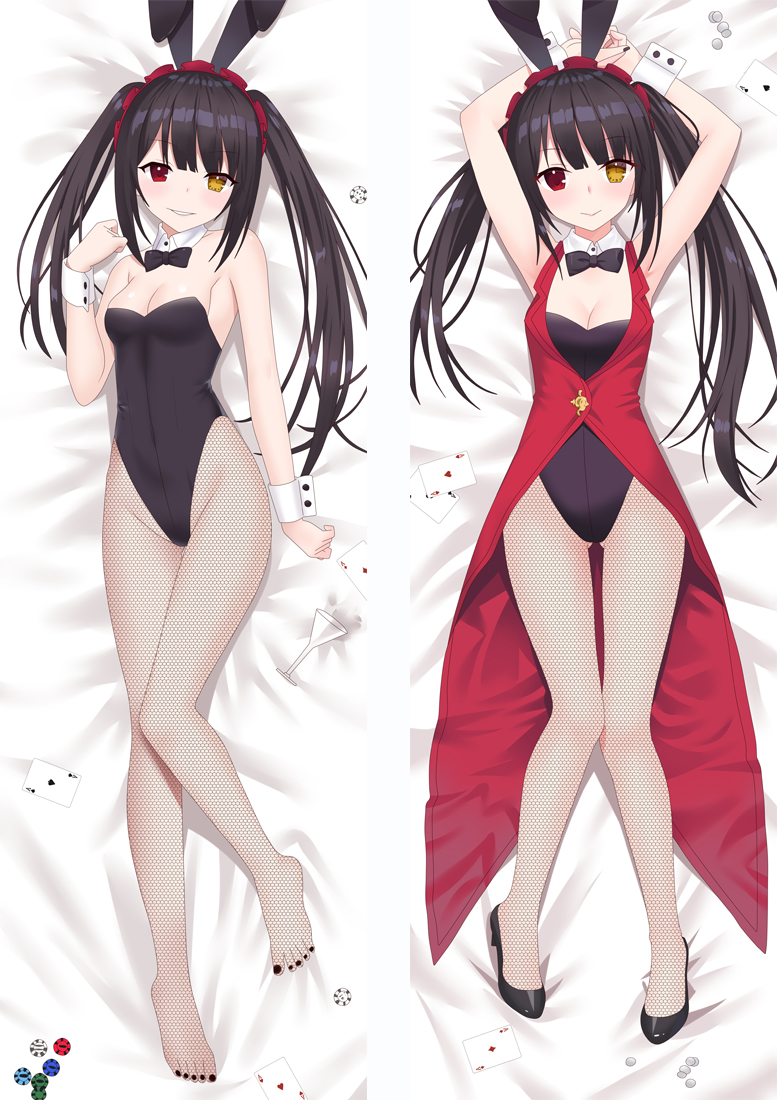 Date A Live Nightmare Tokisaki Kurumi Anime Dakimakura Pillow Cover