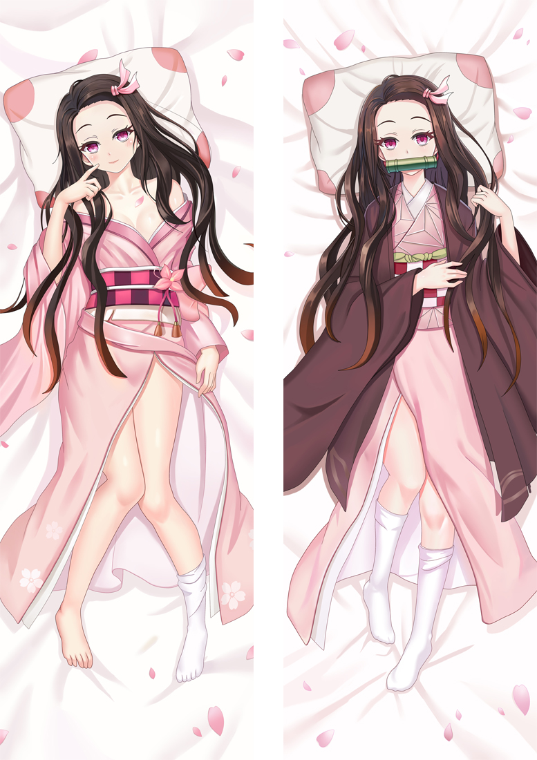 Demon Slayer: Kimetsu no Yaiba Kamado Nezuko Anime Dakimakura Pillow Cover