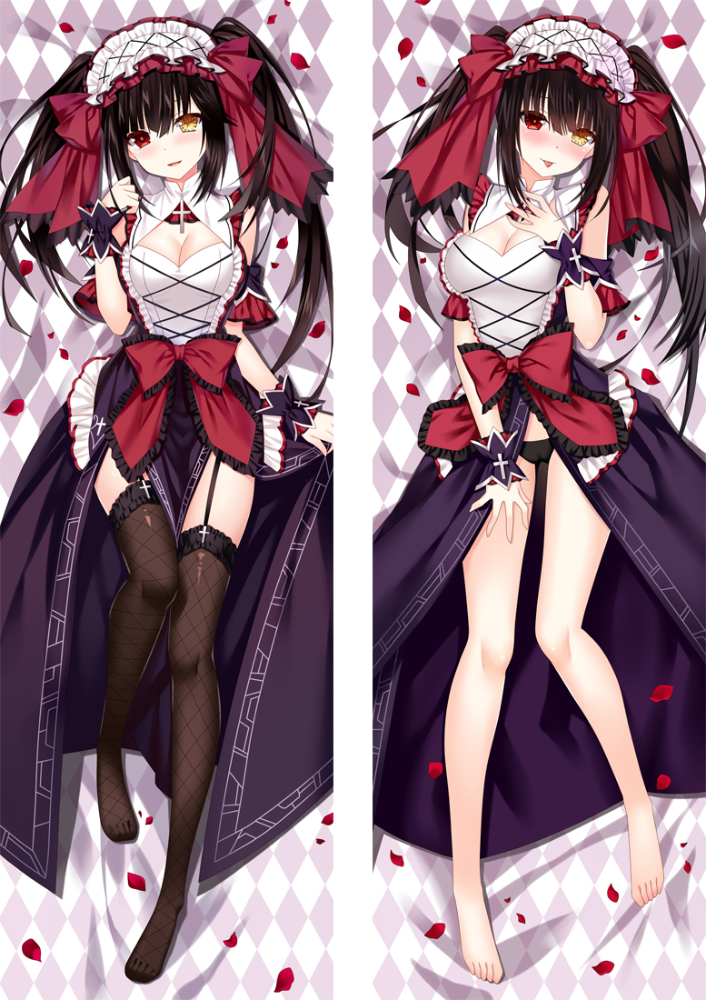 Date A Live Nightmare Tokisaki Kurumi Anime Dakimakura Pillow Cover
