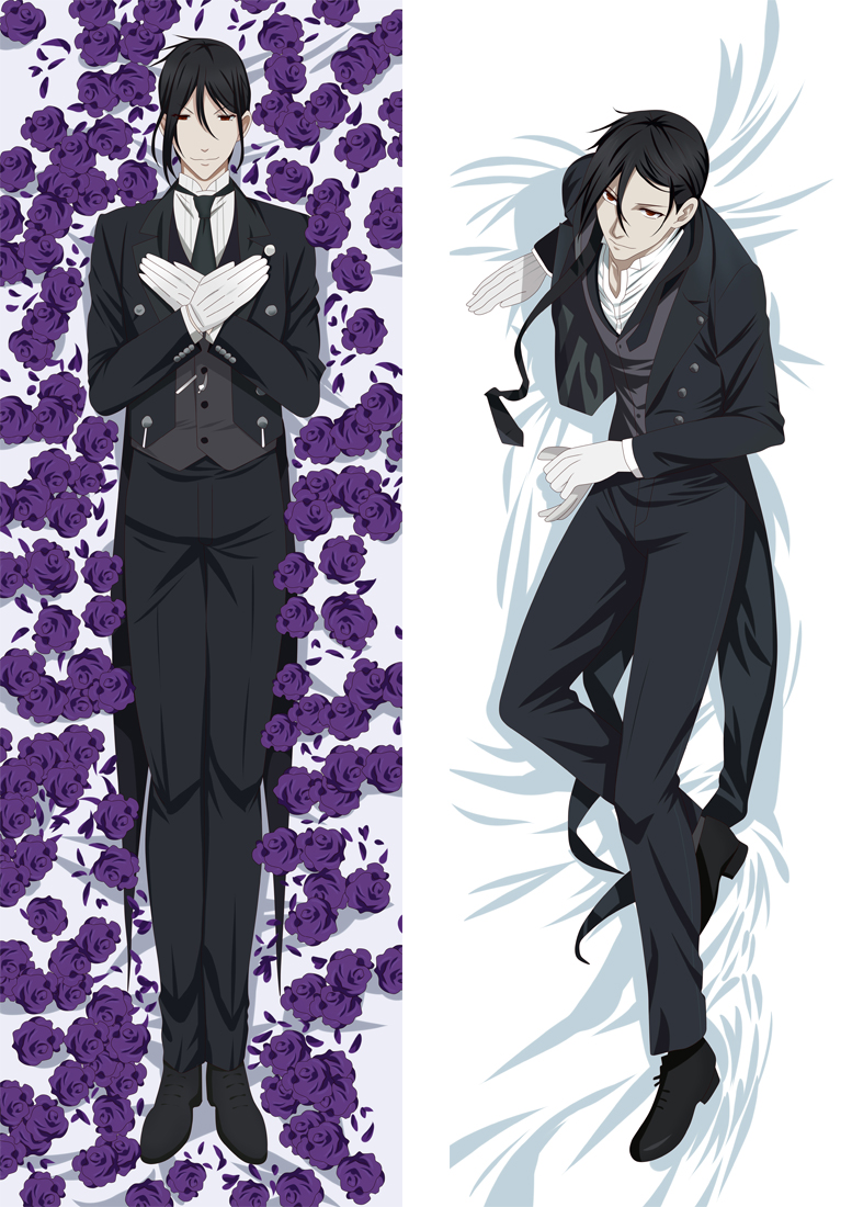 Black Butler Sebastian Anime Dakimakura Pillow Cover H3756
