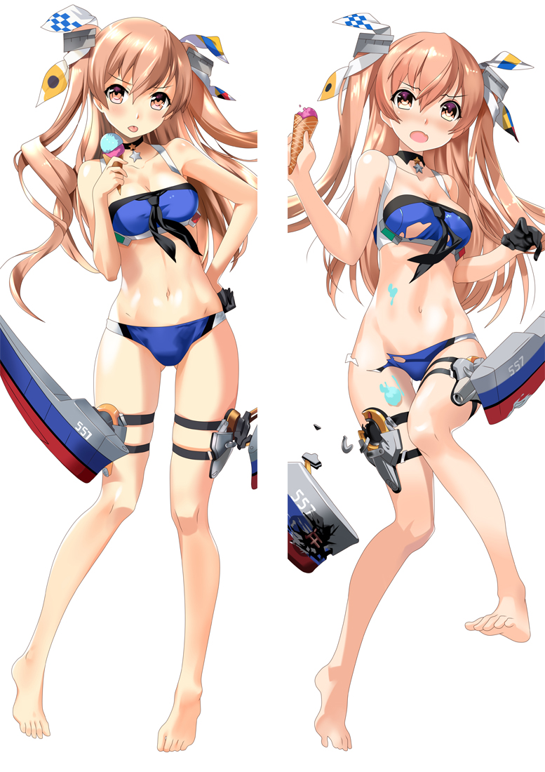 Kantai Collection Johnston Anime Dakimakura Pillow Cover