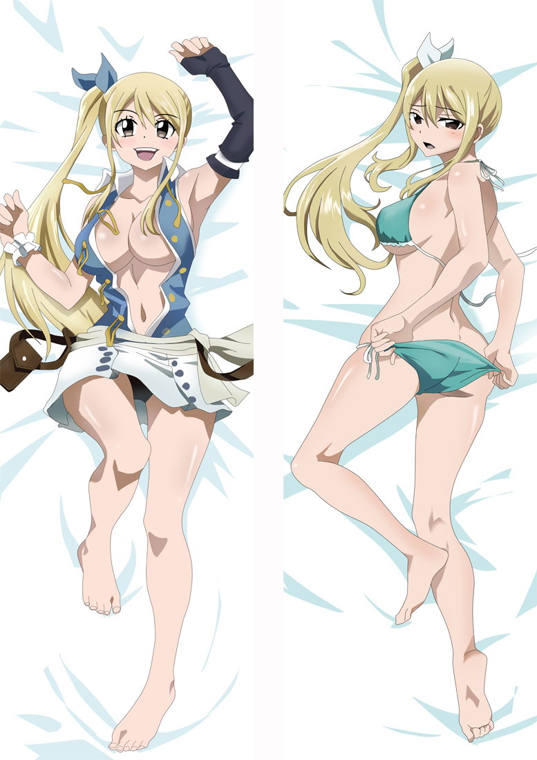 Fairy Tail Lucy Heartfilia Anime Dakimakura Pillow Cover