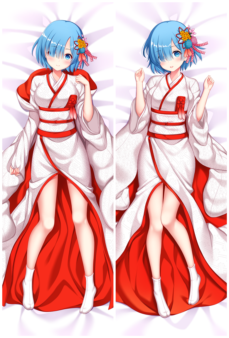 Re:Zero − Starting Life in Another World Rem 3D Detachable Pillow Cover（Including 3D Breasts or Hips）