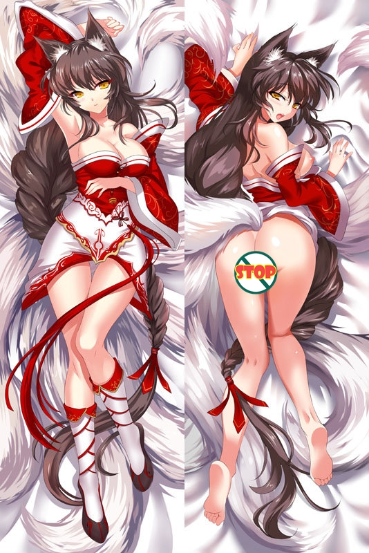 League of Legends Ahri Anime Dakimakura Japanese Pillow Cover