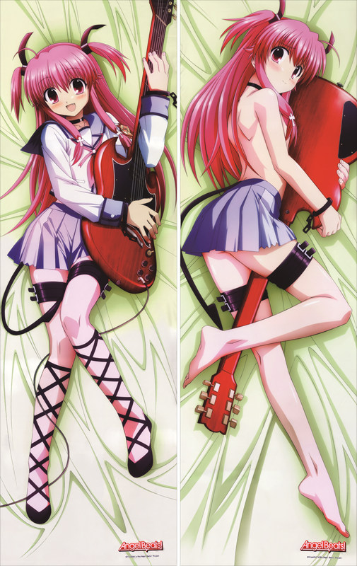 Angel Beats! Yui Anime Dakimakura Japanese Pillow Cover