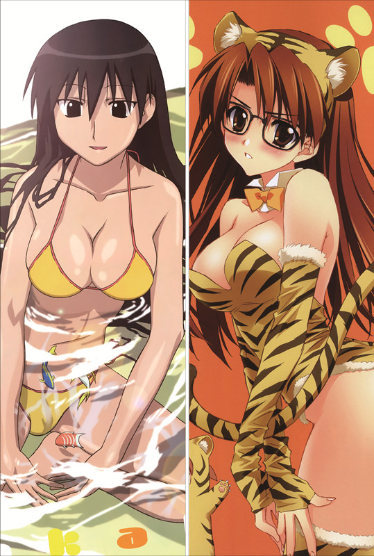 Azumanga Daioh Sakaki Anime Dakimakura Japanese Pillow Cover