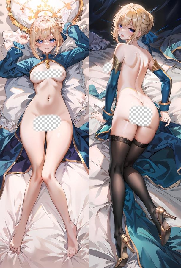 Fate/Grand Order Artoria Pendragon Anime Dakimakura Body Pillow Cover
