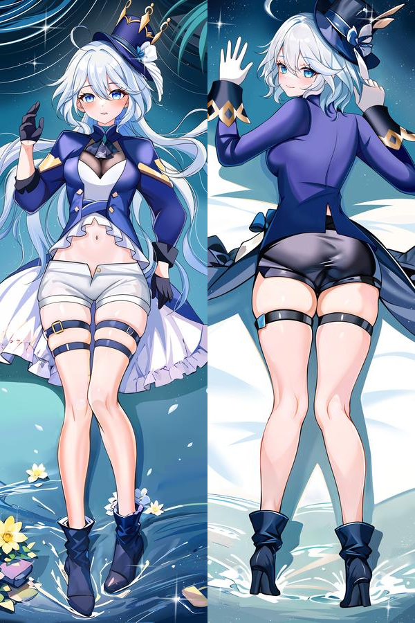 Genshin Impact Furina Anime Dakimakura Body Pillow Cover