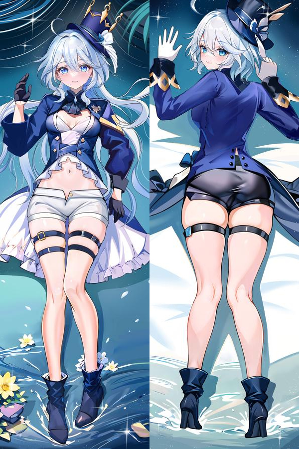 Genshin Impact Furina Anime Dakimakura Body Pillow Cover