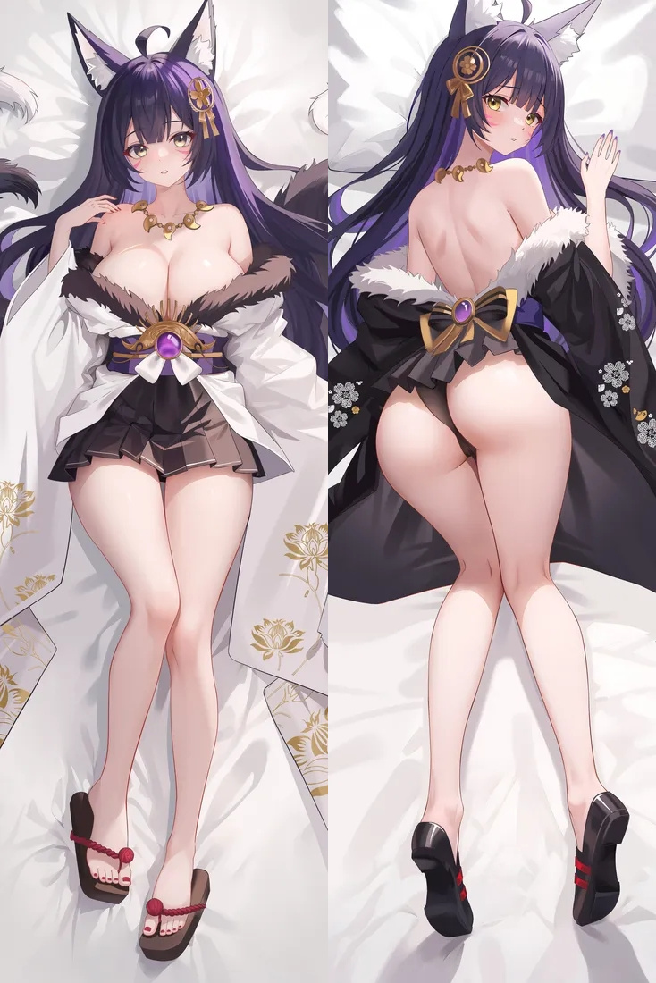 Azur Lane Musashi Anime Dakimakura Body Pillow Cover