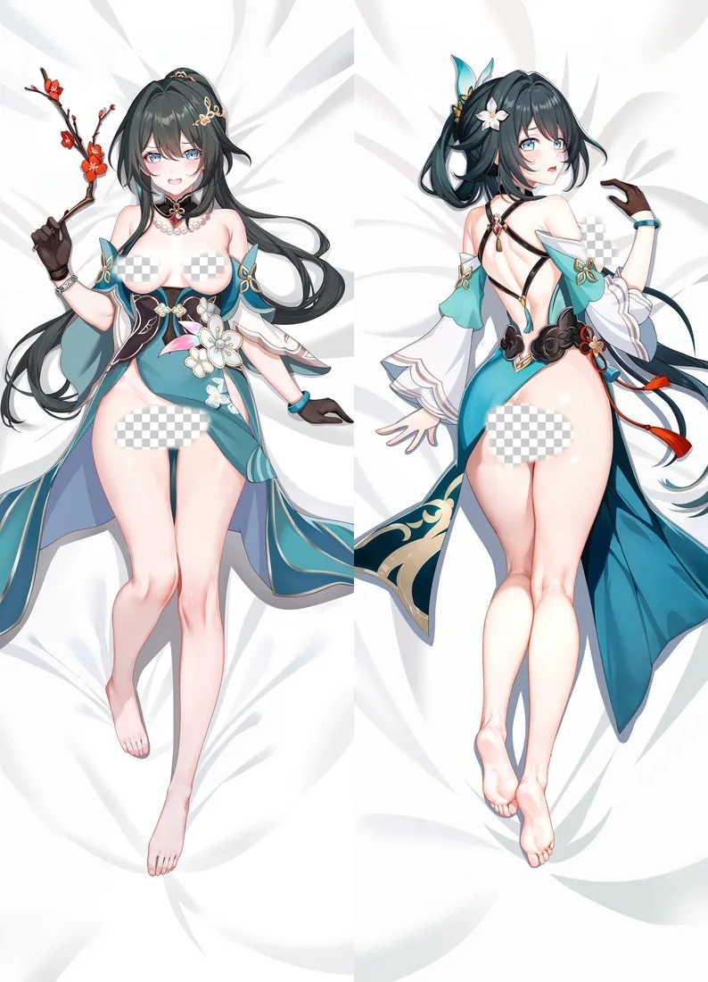 Honkai: Star Rail Ruan Mei Anime Dakimakura Body Pillow Cover
