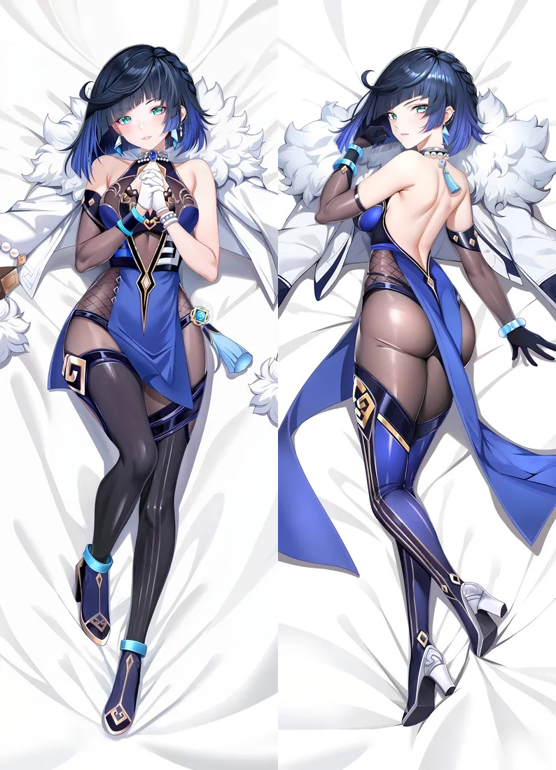 Genshin Impact Yelan Anime Dakimakura Body Pillow Cover