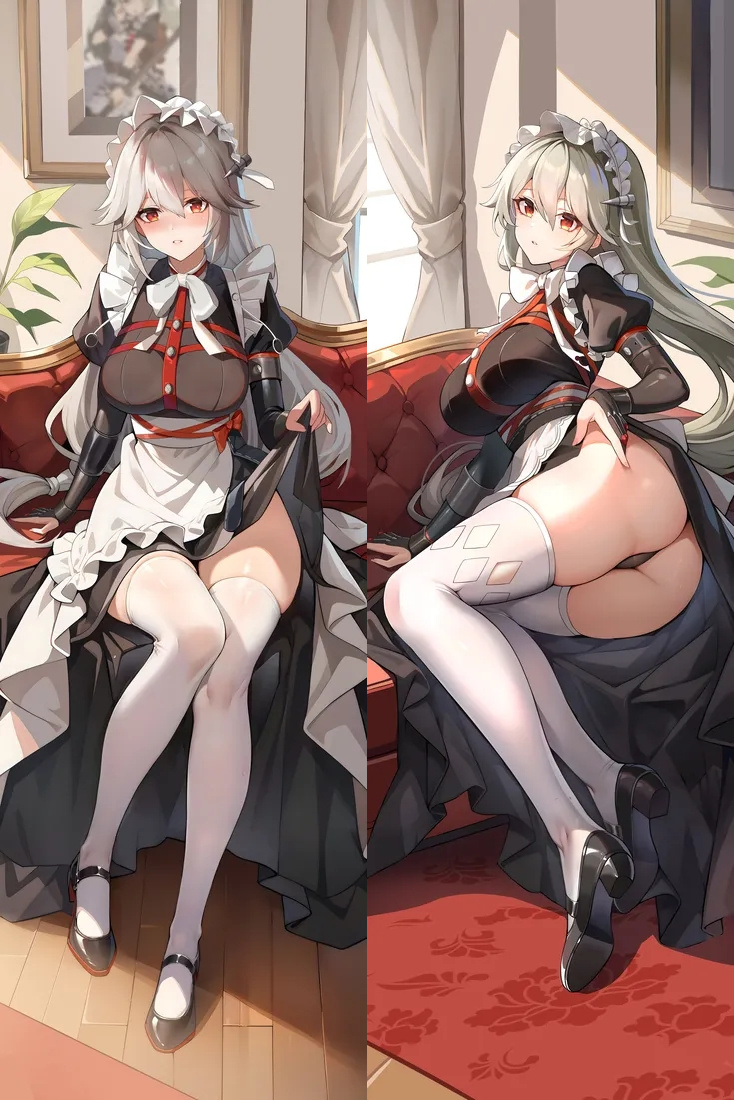 Zenless Zone Zero Head Maid Anime Dakimakura Body Pillow Cover