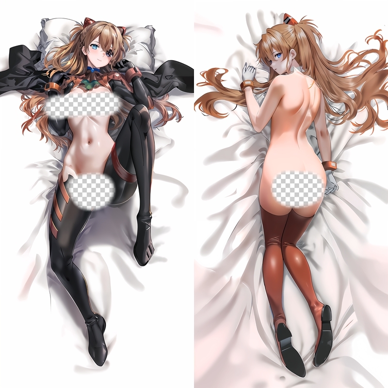 Neon Genesis Evangelion Soryu Asuka Langley Anime Dakimakura Body Pillow Cover