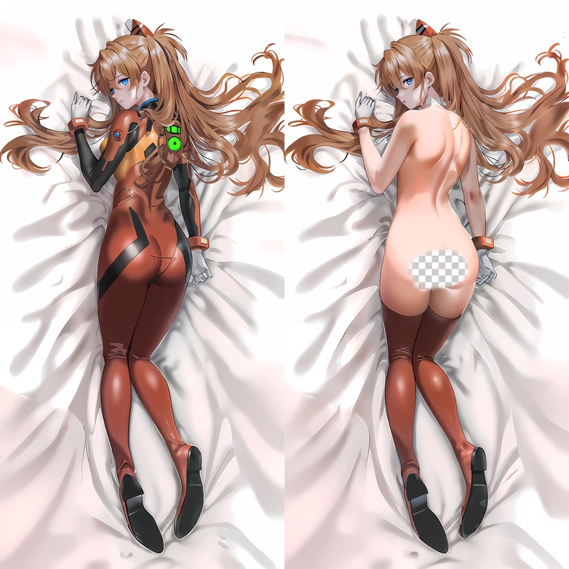 Neon Genesis Evangelion Asuka Langley Anime Dakimakura Body Pillow Cover
