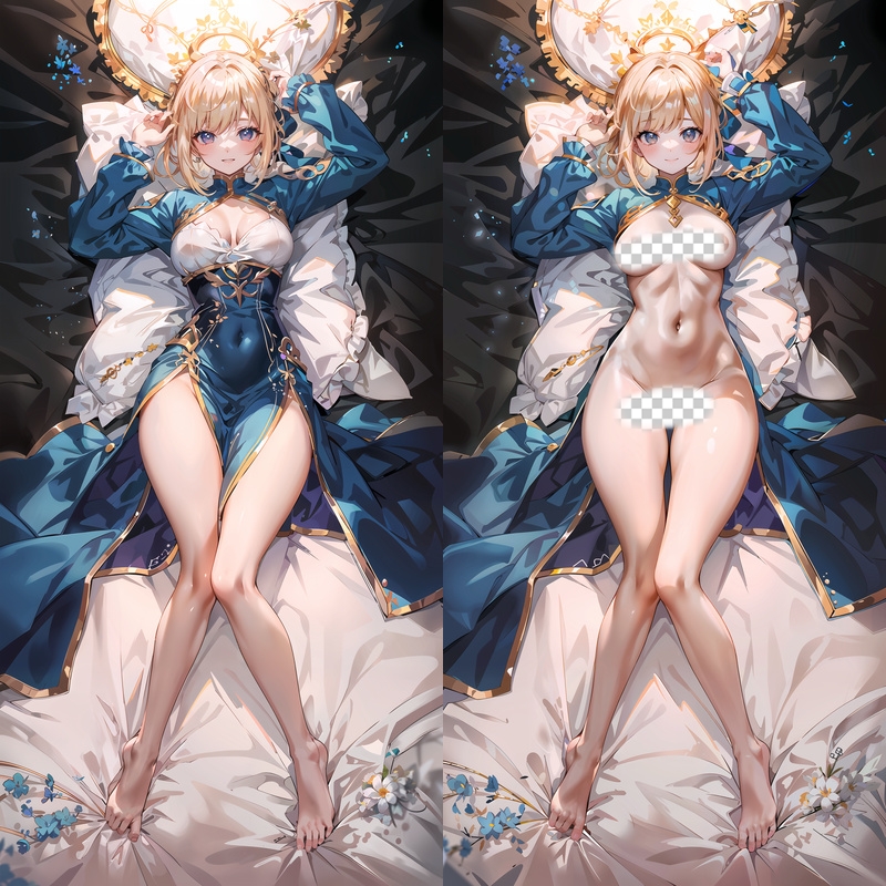 Fate/Grand Order Artoria Pendragon Anime Dakimakura Body Pillow Cover