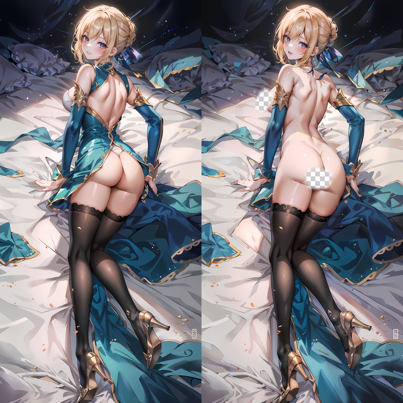 Fate/Grand Order Artoria Pendragon Anime Dakimakura Body Pillow Cover