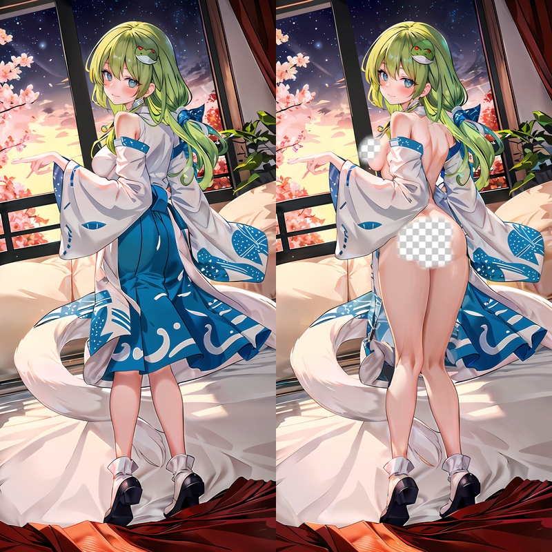 Touhou Project Sanae Kochiya Anime Dakimakura Body Pillow Cover