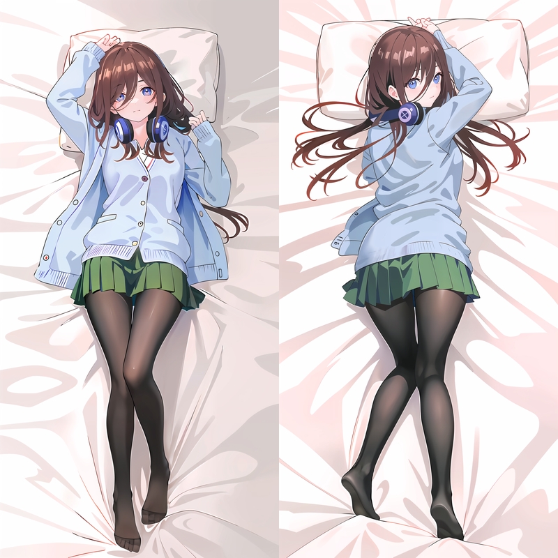 The Quintessential Quintuplets Miku Nakano Anime Dakimakura Body Pillow Cover