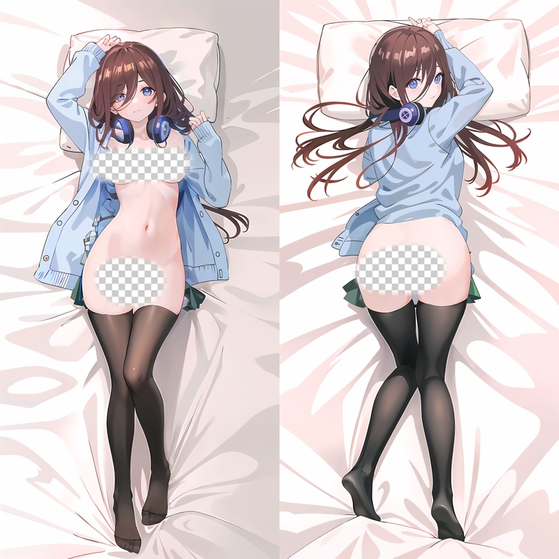 The Quintessential Quintuplets Miku Nakano Anime Dakimakura Body Pillow Cover