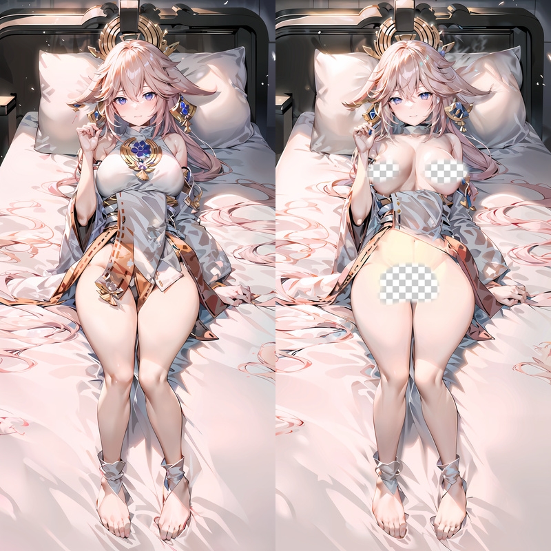 Yae Miko Anime Dakimakura Body Pillow Cover