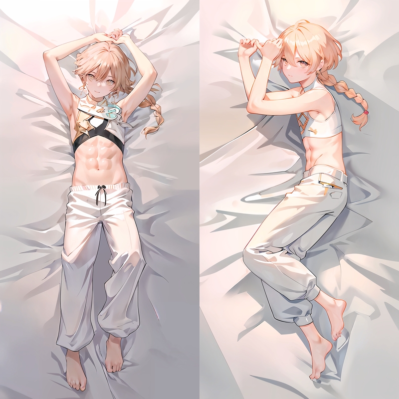 Genshin Impact Aether Anime Dakimakura Body Pillow Cover
