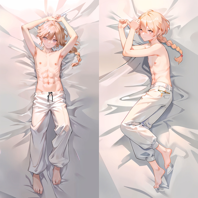 Genshin Impact Aether Anime Dakimakura Body Pillow Cover