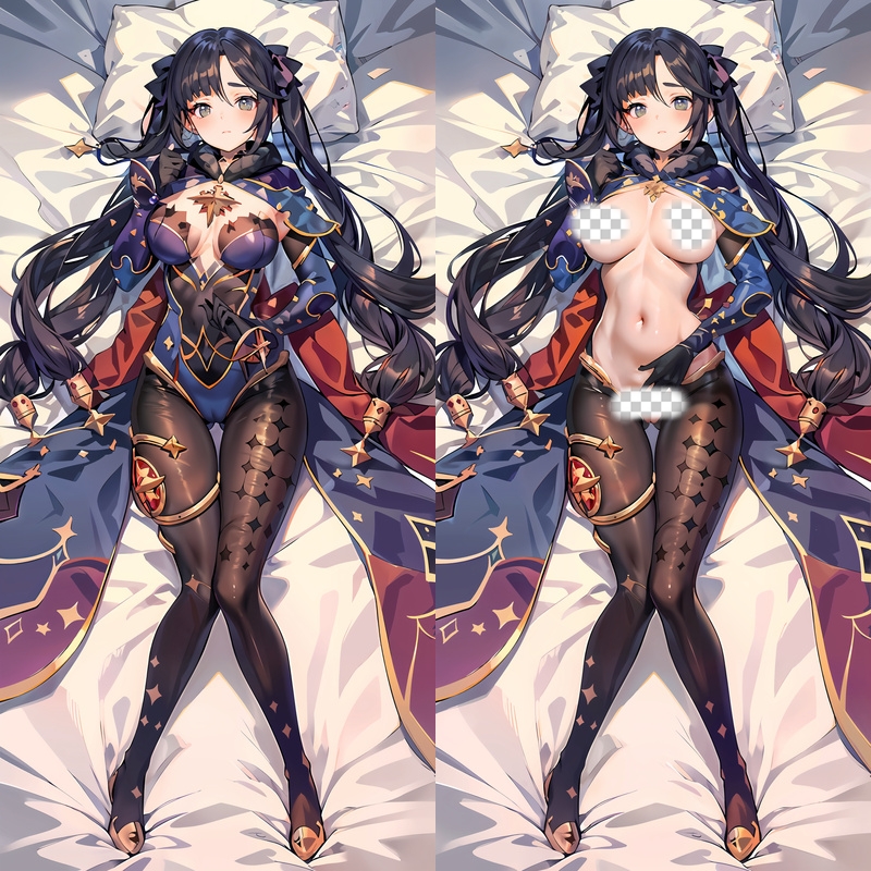 Genshin Impact Mona Anime Dakimakura Body Pillow Cover