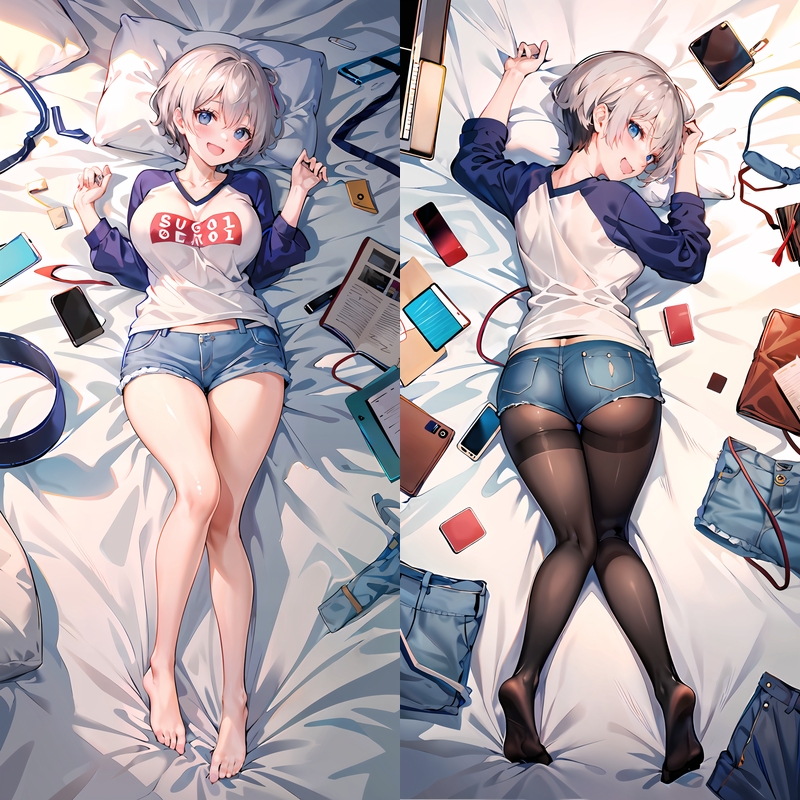 Uzaki-chan Wants to Hang Out!  Hana Uzaki Anime Dakimakura Body Pillow Cover