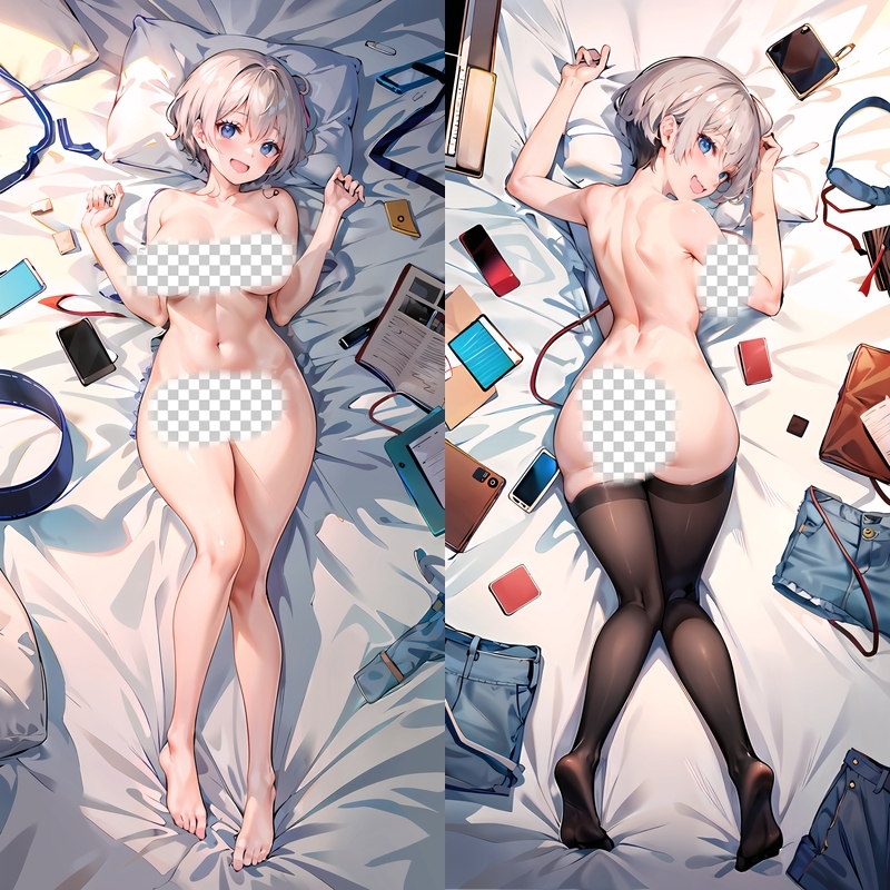 Uzaki-chan Wants to Hang Out!  Hana Uzaki Anime Dakimakura Body Pillow Cover