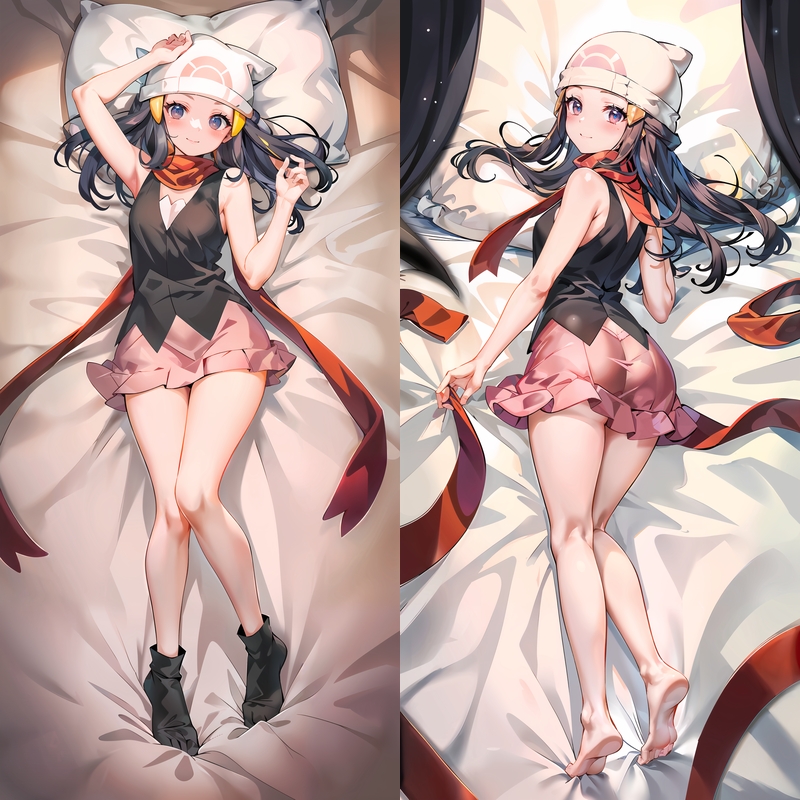 Pokémon Dawn Anime Dakimakura Body Pillow Cover