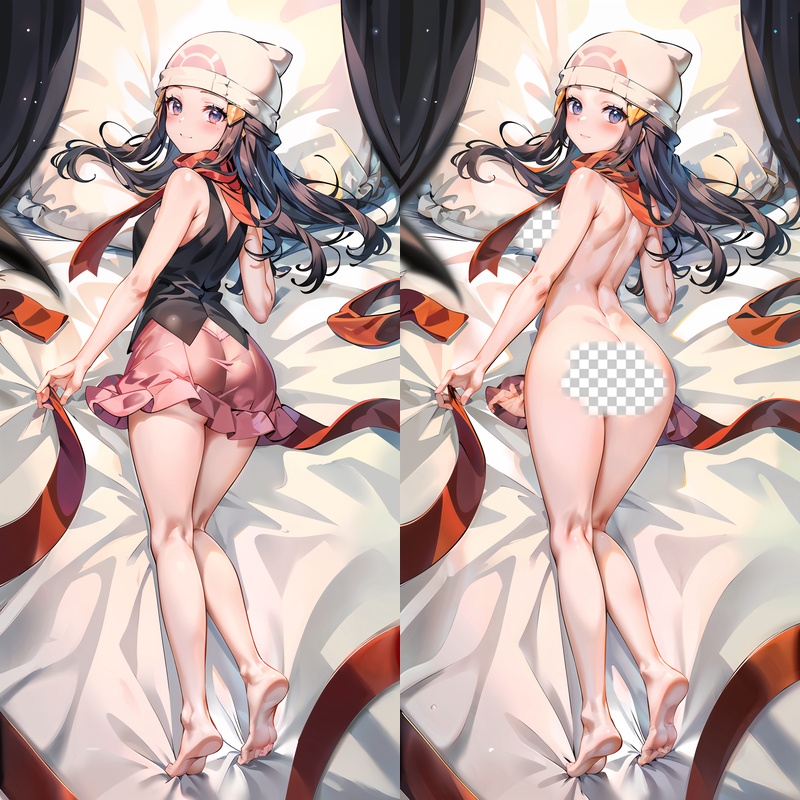 Pokémon Dawn Anime Dakimakura Body Pillow Cover