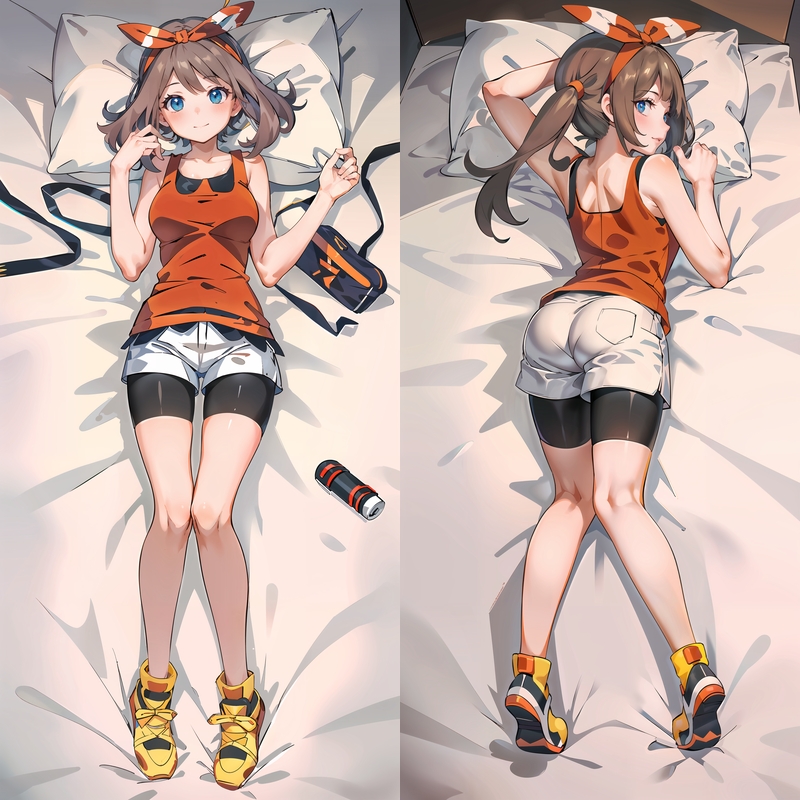 Pokémon May Anime Dakimakura Body Pillow Cover