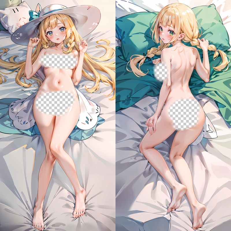 Pokémon Lillie Anime Dakimakura Body Pillow Cover