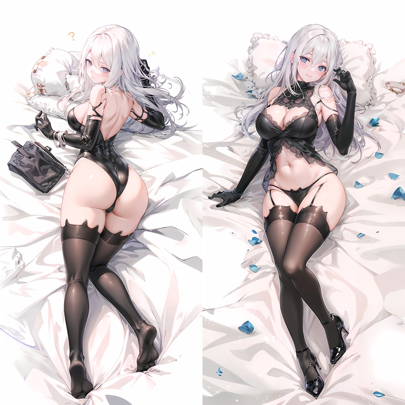 NieR: Automata YoRHa Type A No.2 2A Anime Dakimakura Body Pillow Cover