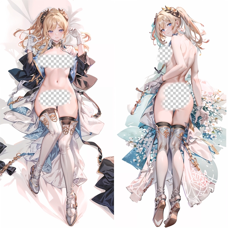 NieR: Automata Commander White Anime Dakimakura Body Pillow Cover