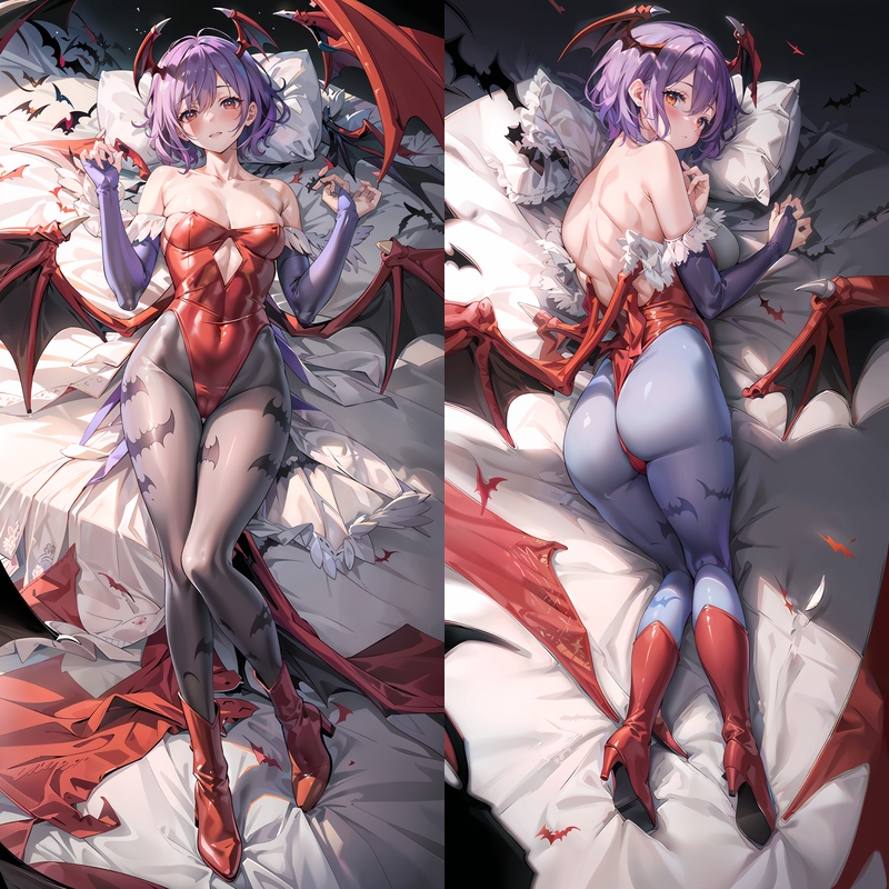 Vampire Lilith Anime Dakimakura Body Pillow Cover