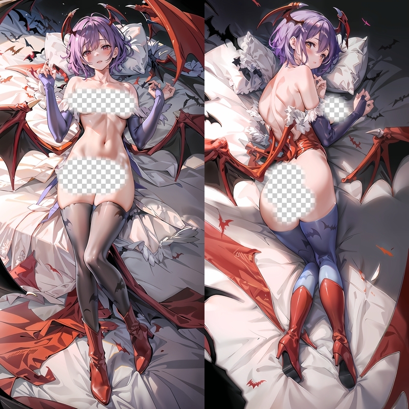 Vampire Lilith Anime Dakimakura Body Pillow Cover