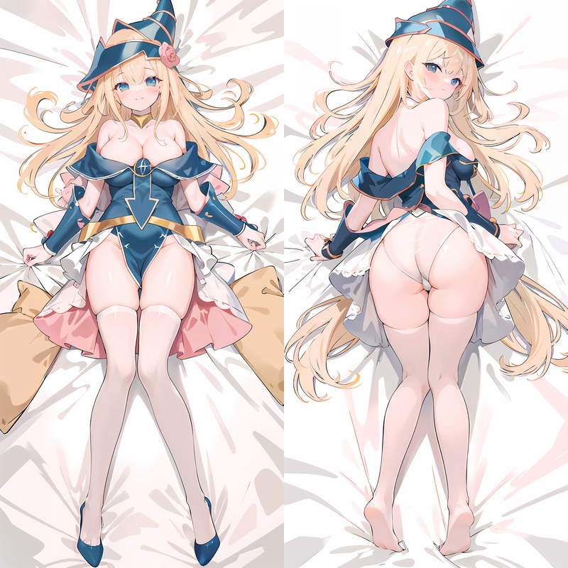 Yu-Gi-Oh! Black Magician Girl Dark Magician Girl Anime Dakimakura Body Pillow Cover