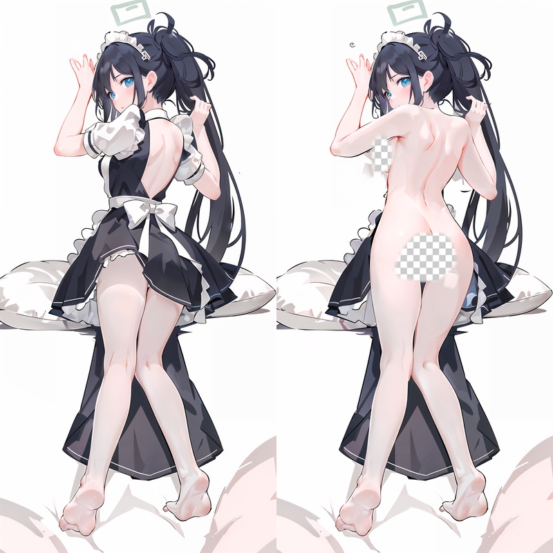 Blue Archive Aris Anime Dakimakura Body Pillow Cover