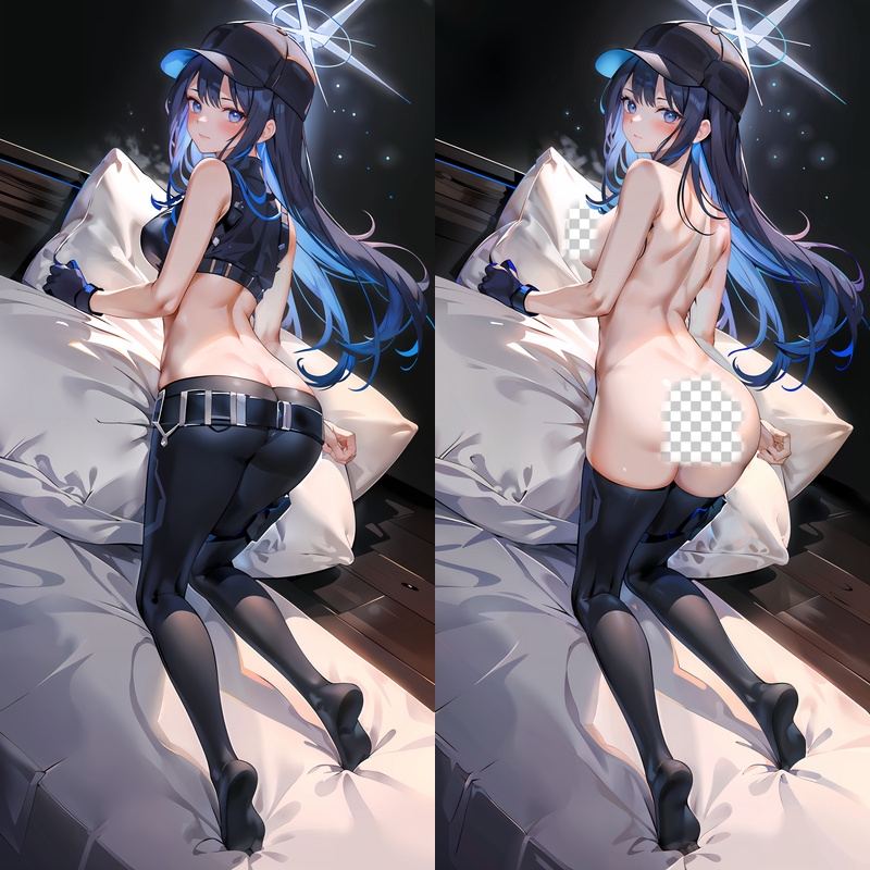 Blue Archive Saori Anime Dakimakura Body Pillow Cover
