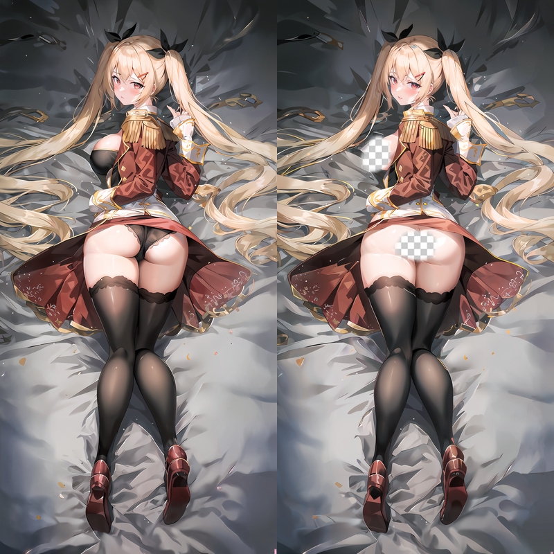Azur Lane Nelson Anime Dakimakura Body Pillow Cover