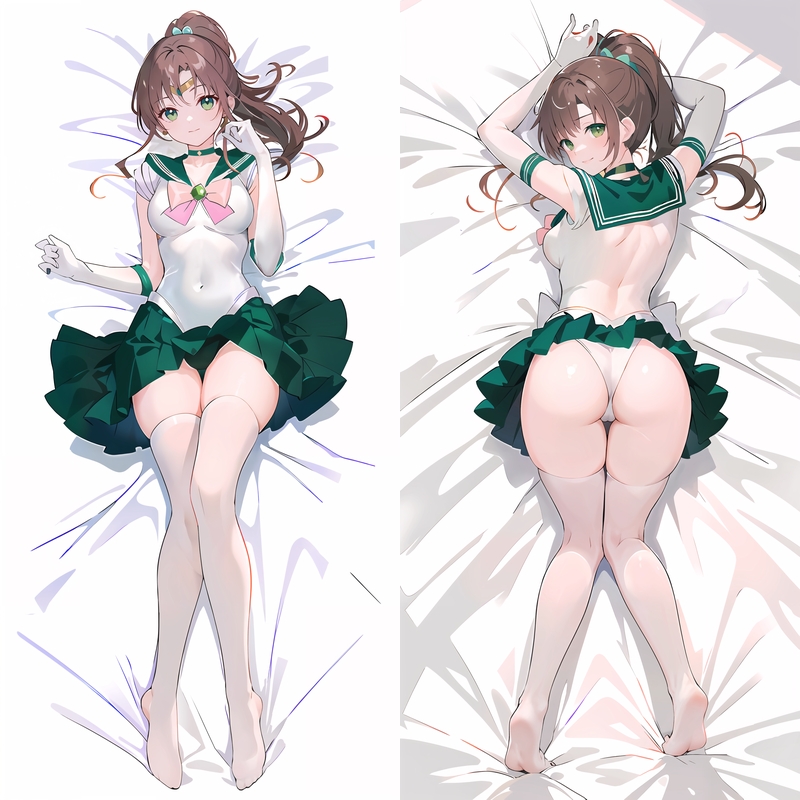 Sailor Moon Sailor Jupiter Kino Makoto Anime Dakimakura Body Pillow Cover
