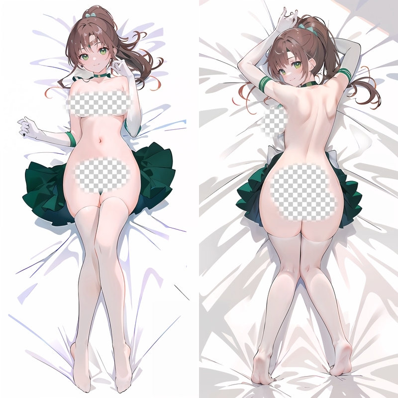 Sailor Moon Sailor Jupiter Kino Makoto Anime Dakimakura Body Pillow Cover