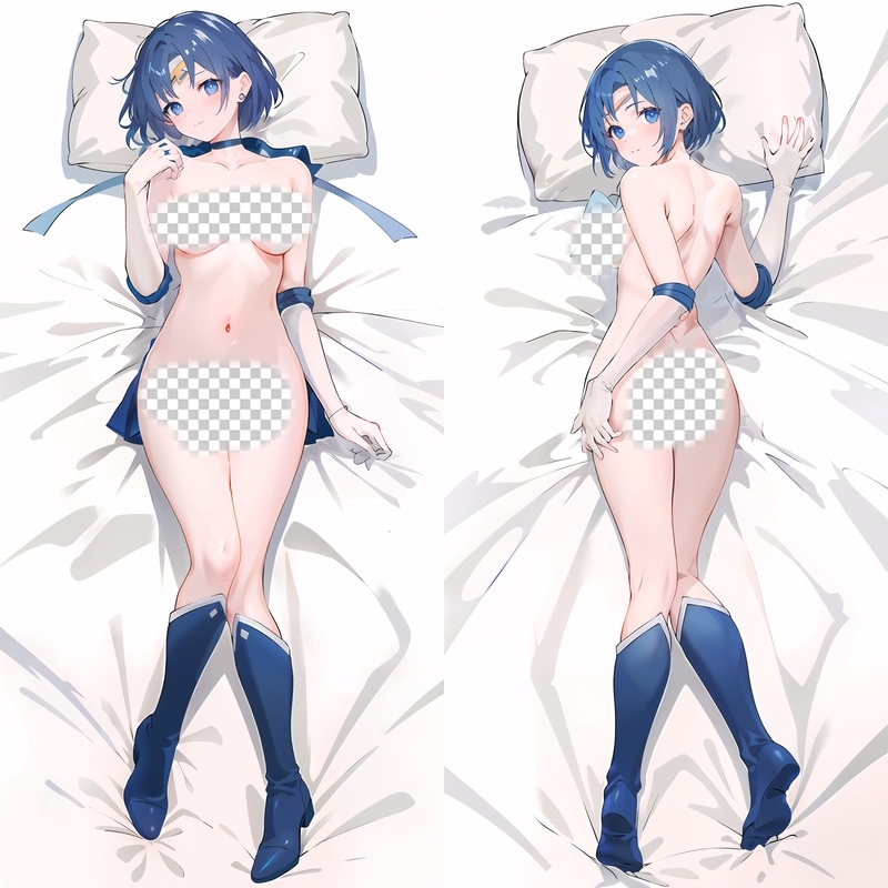 Sailor Moon Sailor Mercury Mizuno Ami Anime Dakimakura Body Pillow Cover