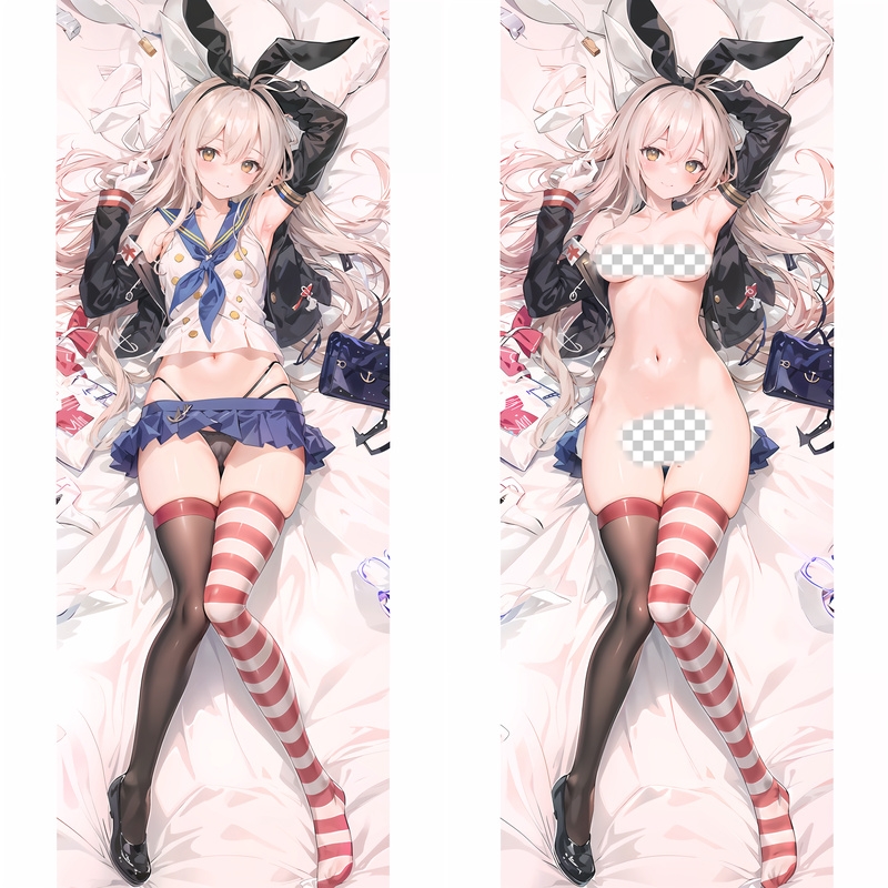 Kantai Collection Shimakaze Anime Dakimakura Body Pillow Cover