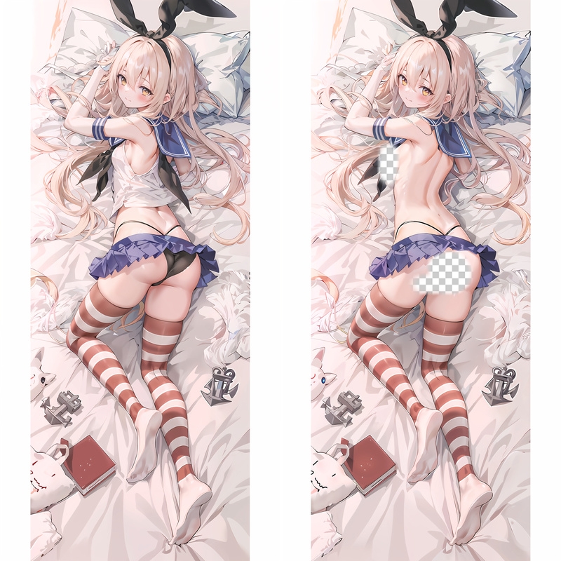 Kantai Collection Shimakaze Anime Dakimakura Body Pillow Cover