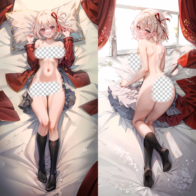Lycoris Recoil Chisato Nishikigi Anime Dakimakura Body Pillow Cover