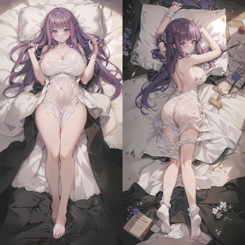 Frieren: Beyond Journey's End Fern Anime Dakimakura Body Pillow Cover